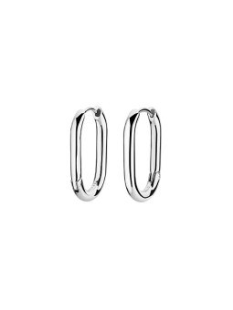 Rosefield Orecchini ad anello di lusso in acciaio TOCCOMBO JTHCS-J423 - Dimensioni: 2.5 x 1.6 cm donna