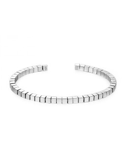 Rosato Bracciale in argento massiccio Cubica RZB030 - Dimensione: 6.4 cm donna