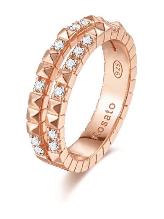 Rosato Anello originale in bronzo con cubi RZA014 - Diametro: 54 mm donna