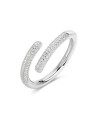 Rosato Anello aperto di design con zirconi Bianca RZBI81 - Circonferenza: 56 mm donna