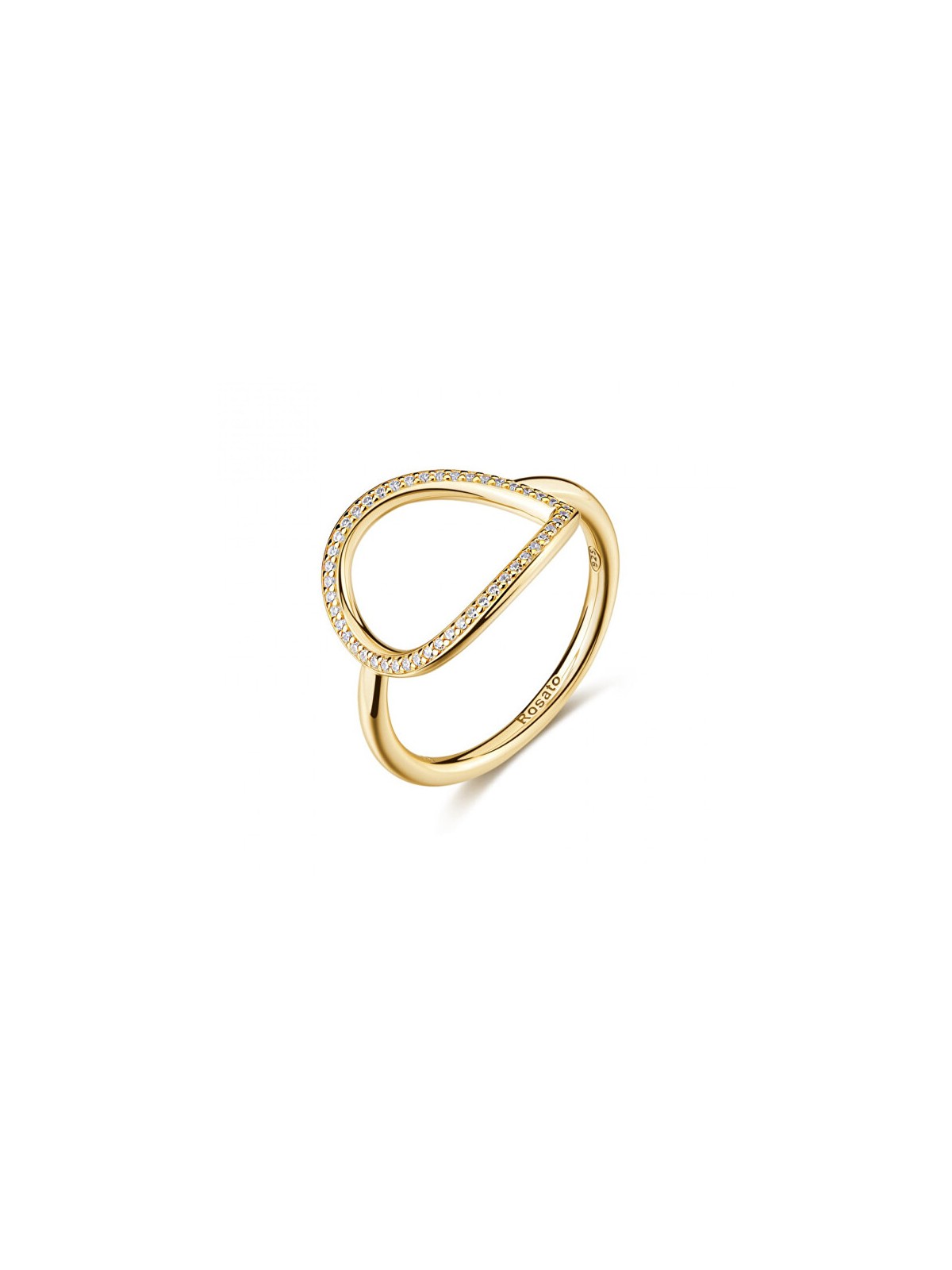 Rosato Anello firmato Sofia RZSO40 placcato oro - Circonferenza: 52 mm donna