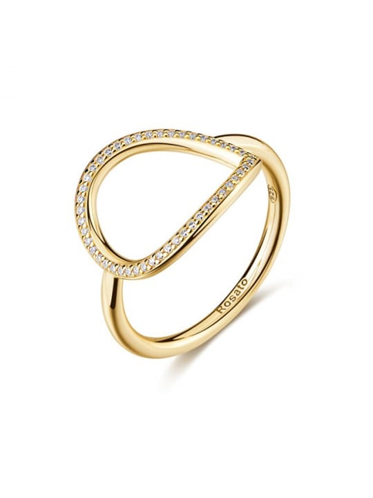 Rosato Anello firmato Sofia RZSO40 placcato oro - Circonferenza: 54 mm donna