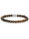 Rebel&Rose Bracciale con perline Tiger Lily RR-60014-S - Dimensioni: 17,5 cm - M uomo