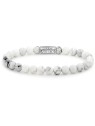 Rebel&Rose Bracciale con perline Virgin White RR-60016-S - Dimensioni: 20 cm - L+ donna