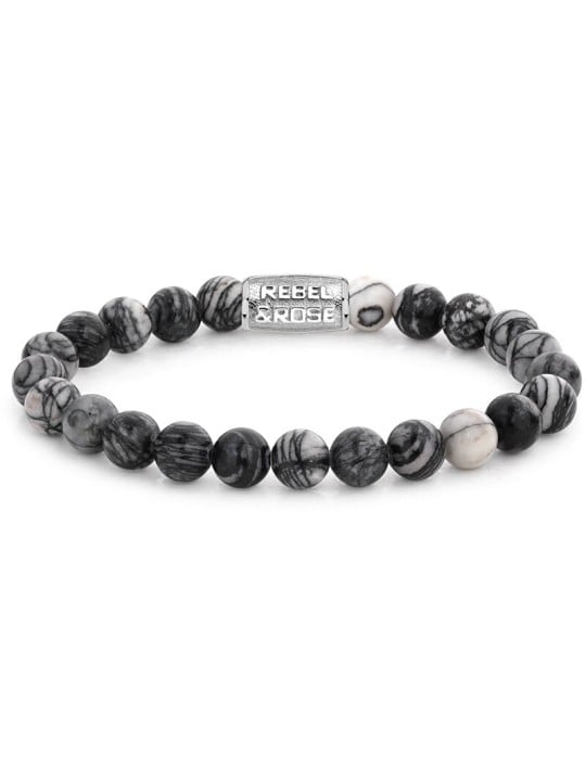 bracciale uomo Rebel & Rose Bracelet Black Wolf RR-80032-S-L mens