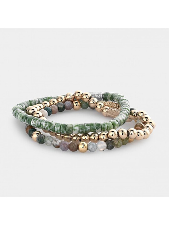 Rebel&Rose Bracciale giocoso con perline Indian Summer RR-40083-R - Dimensioni: 15 cm - XS unisex
