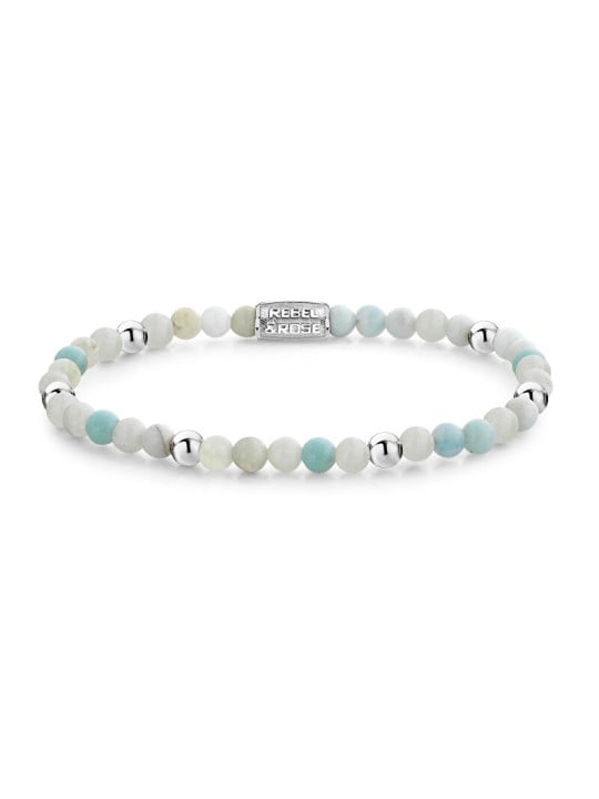 Rebel&Rose Elegante bracciale con perline Ocean Adventure RR-40086-S - Dimensioni: 17,5 cm - M donna
