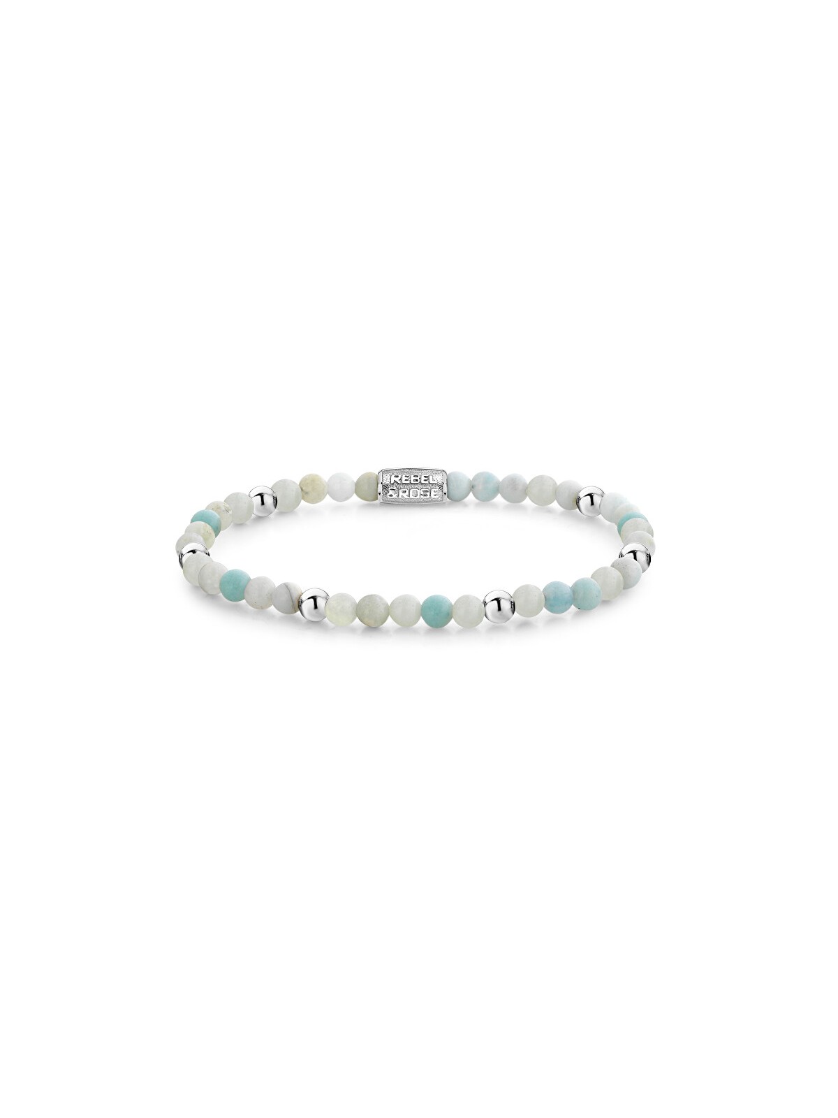 Rebel&Rose Elegante bracciale con perline Ocean Adventure RR-40086-S - Dimensioni: 17,5 cm - M donna