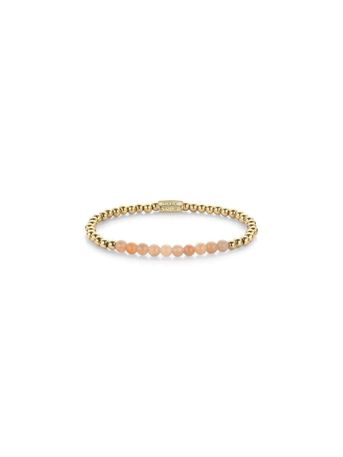 Rebel&Rose Bracciale placcato oro Sunstone incontra oro giallo RR-40139-G - Lunghezza: 16,5 cm donna