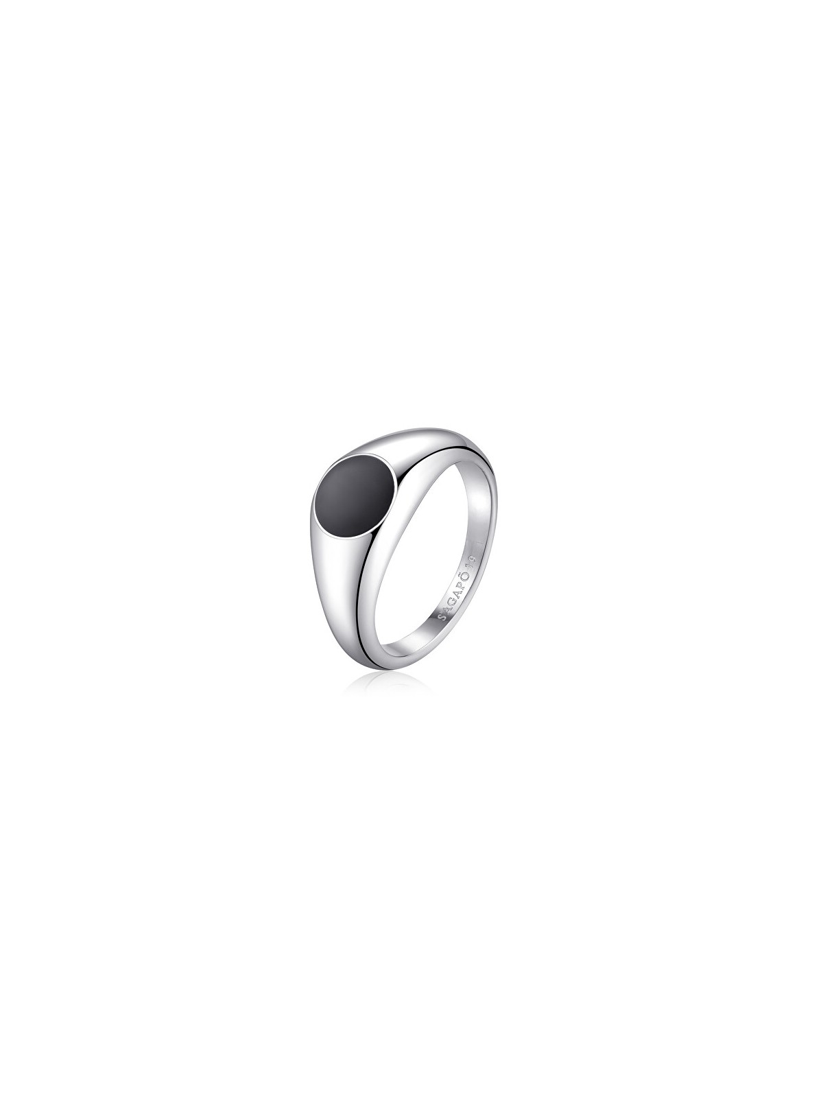 S'Agapõ Anello moderno in acciaio per uomo Ripple SRP36 - Diametro: 59 mm uomo