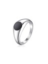 S'Agapõ Anello moderno in acciaio per uomo Ripple SRP36 - Diametro: 59 mm uomo