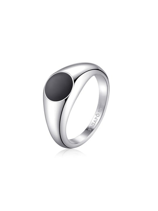 S'Agapõ Anello moderno in acciaio per uomo Ripple SRP36 - Diametro: 61 mm uomo
