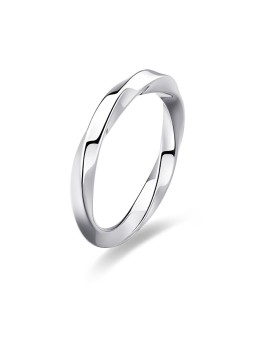 S'Agapõ Elegante anello in acciaio For Love SFV45 - Diametro: 50 mm donna