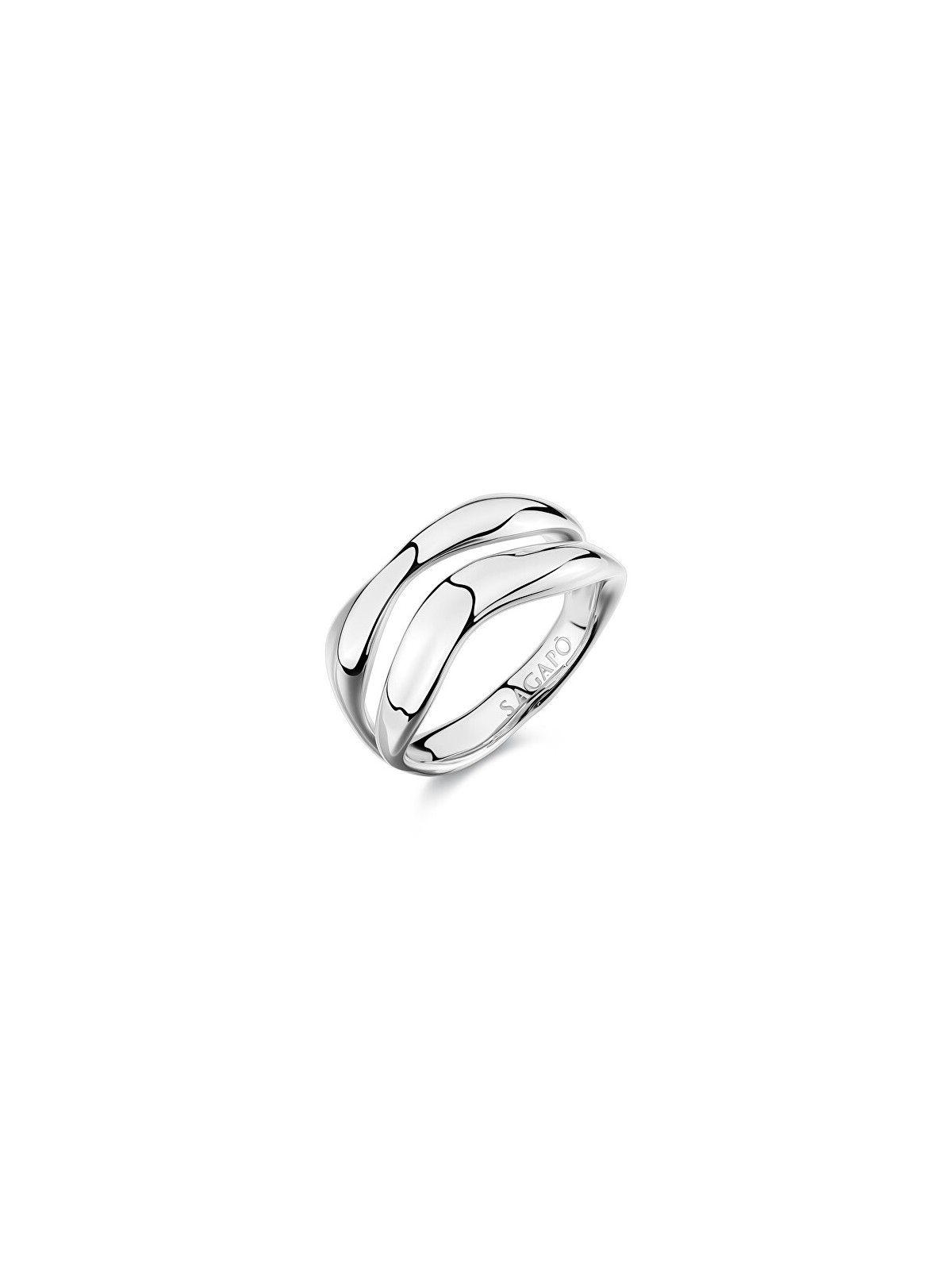 S'Agapõ Elegante anello in acciaio Emotion SMO31 - Circuito: 52 mm donna