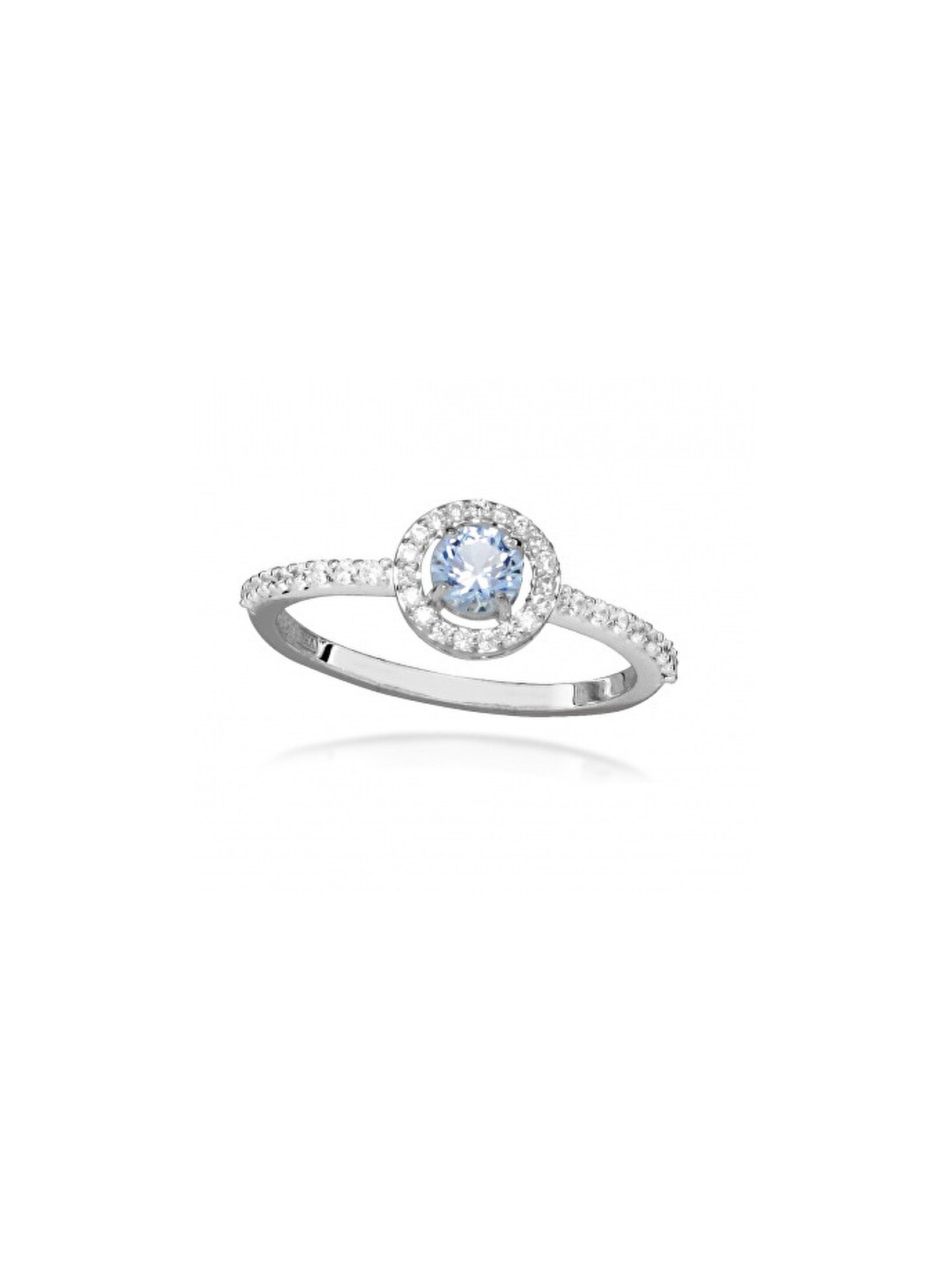 Silver Cat Elegante anello in argento con zirconi cubici SC491 - Circonferenza: 54 mm donna
