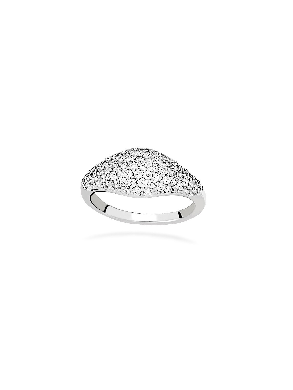 Silver Cat Anello scintillante in argento con zirconi cubici Beauty SC641 - Circonferenza: 56 mm donna