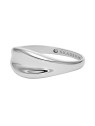 Skagen Anello moderno in acciaio per donna Anja Pebble SKJ1850040 - Diametro: 53 mm donna