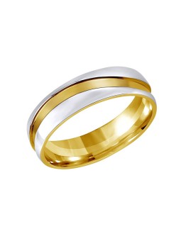 Silvego Fede nuziale in acciaio da uomo MARIAGE RRC2050-M - Diametro: 58 mm unisex