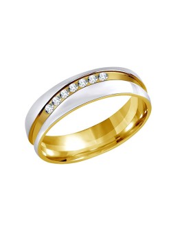 Silvego Fede nuziale in acciaio da donna MARIAGE RRC2050-Z - Diametro: 51 mm donna