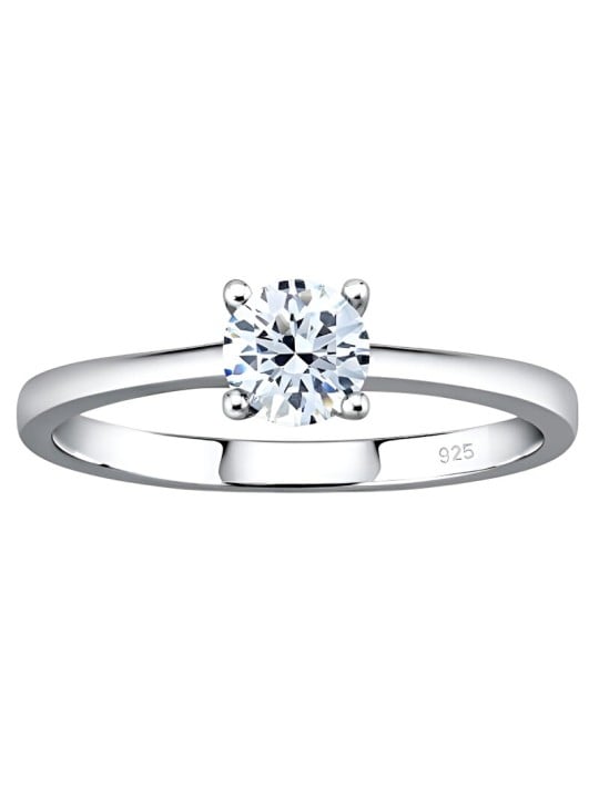 Silvego Anello in argento MADISON con Swarovski Zirconia JJJR2339sw - Diametro: 54 mm donna