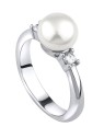 Silvego Anello Maya in argento con vera perla naturale LPS1496RW - Diametro: 51 mm donna