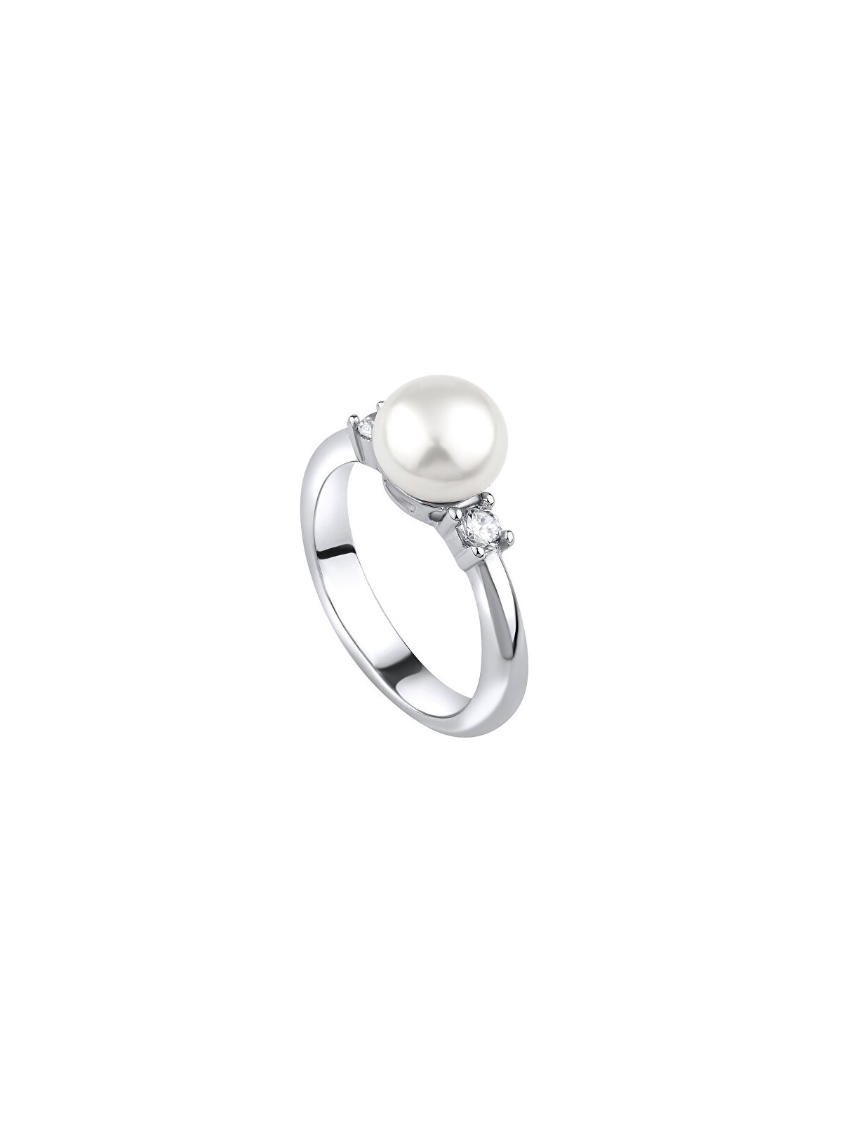 Silvego Anello Maya in argento con vera perla naturale LPS1496RW - Diametro: 58 mm donna