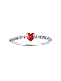 Silvego Anello in argento con micro zirconi DCC08022RR - Diametro: 50 mm donna