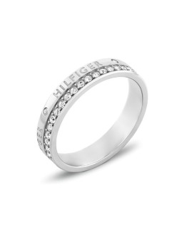 Tommy Hilfiger Anello in acciaio con cristalli Mini Crystals 2780910 - Diametro: 52 mm donna