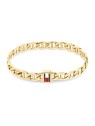 Tommy Hilfiger Bracciale alla moda placcato oro Oceanic 2790646 - Lunghezza: 17,5 cm uomo