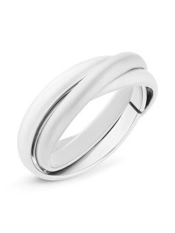 Troli Triplo anello in acciaio KRS-247 - Diametro: 54 mm donna