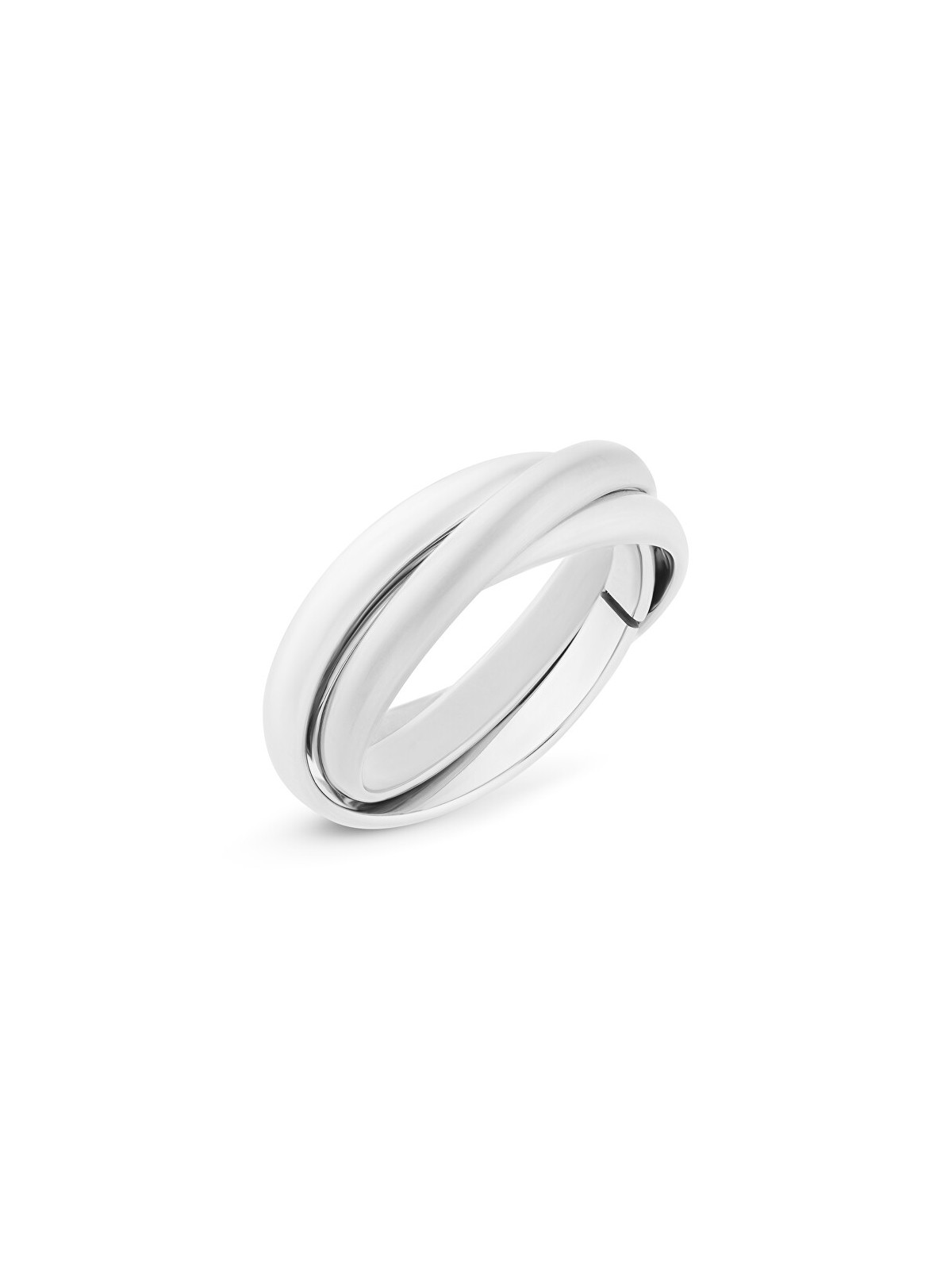 Troli Triplo anello in acciaio KRS-247 - Diametro: 54 mm donna