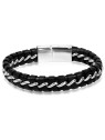 Troli Bracciale in pelle - Lunghezza: 21 cm uomo