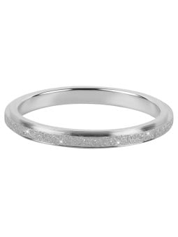 Troli Anello in acciaio scintillante - Diametro: 49 mm donna