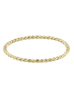 Troli Anello minimalista placcato oro - Diametro: 51 mm donna