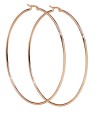 Troli Orecchini e cerchio in bronzo senza tempo - Diametro: 4 cm donna
