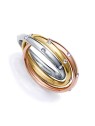 Viceroy Anello triplo in acciaio con cristalli Chic 14192A01 - Circonferenza: 52 mm donna