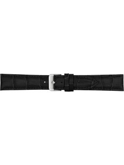 A-NIS Cinturino imbottito in alligatore AK1306.01 - Larghezza: 18 mm unisex
