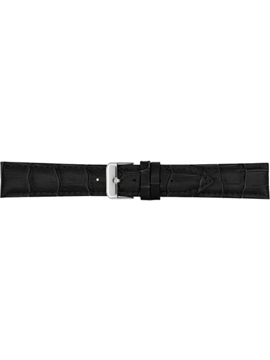 A-NIS Cinturino imbottito in alligatore AK1306.01 - Larghezza: 18 mm unisex