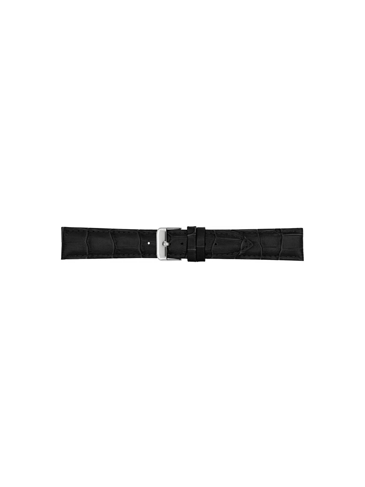 A-NIS Cinturino imbottito in alligatore AK1306.01 - Larghezza: 18 mm unisex