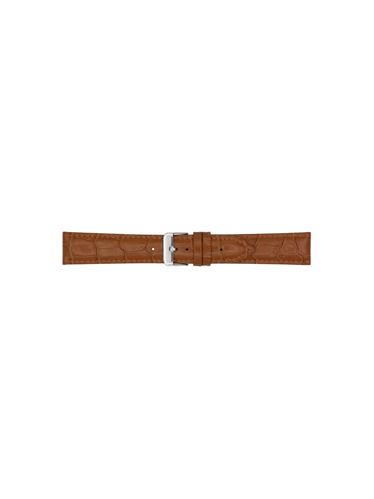 A-NIS Cinturino imbottito in alligatore AK1306.03 - Larghezza: 18 mm unisex