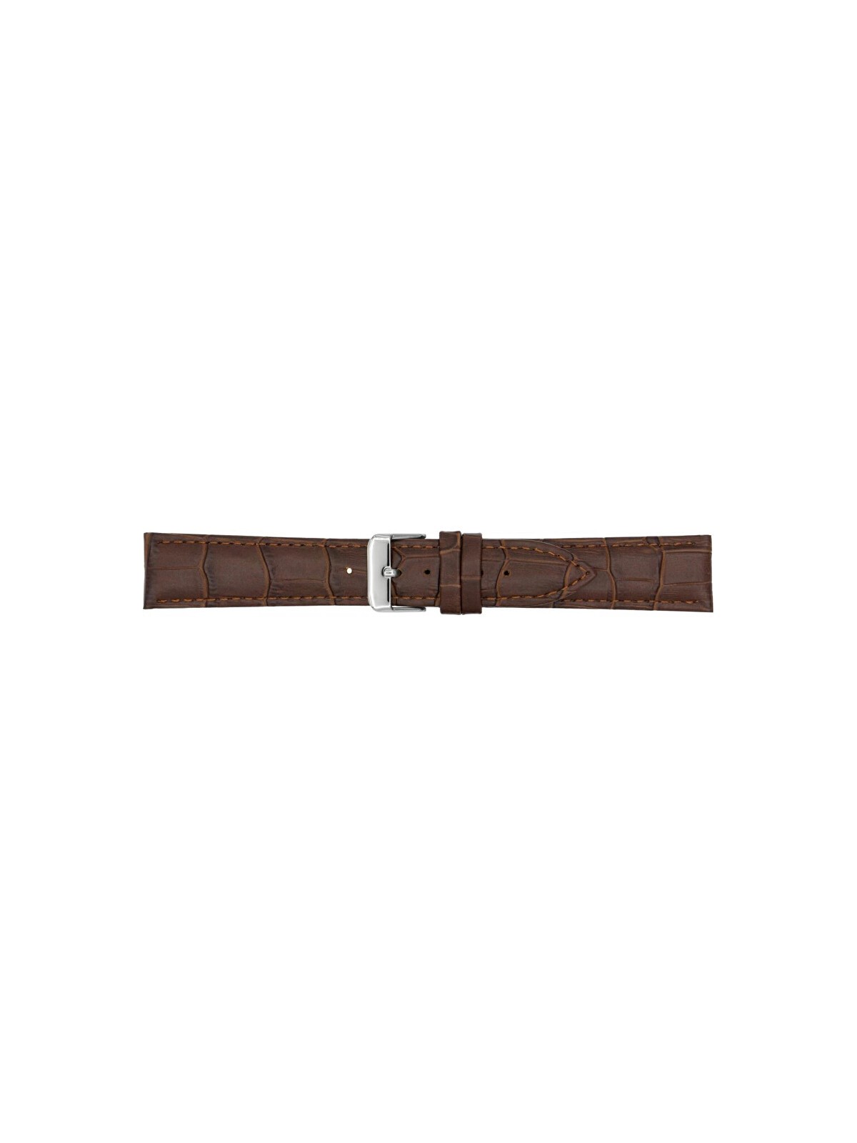 A-NIS Cinturino imbottito in alligatore AK1306.02 - Larghezza: 14 mm unisex