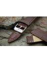 A-NIS Cinturino imbottito in alligatore AK1306.02 - Larghezza: 14 mm unisex