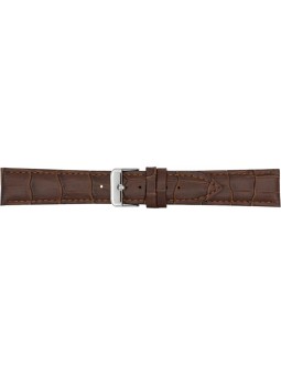 A-NIS Cinturino imbottito in alligatore AK1306.02 - Larghezza: 24 mm unisex