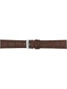 A-NIS Cinturino imbottito in alligatore AK1306.02 - Larghezza: 24 mm unisex