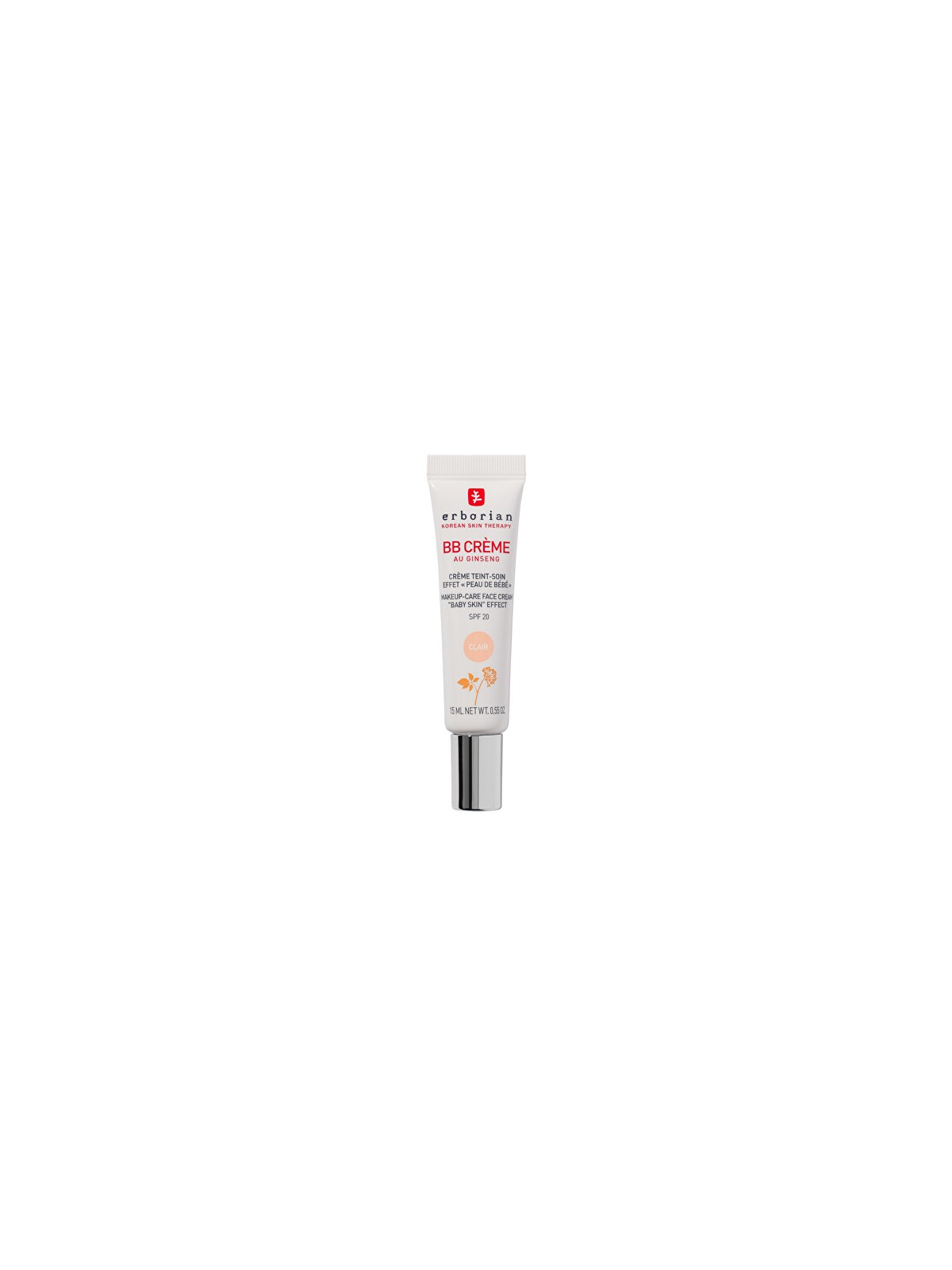 Erborian BB Crema Cura del Viso con Trucco SPF 20 BB crema 15 ml donna Clair