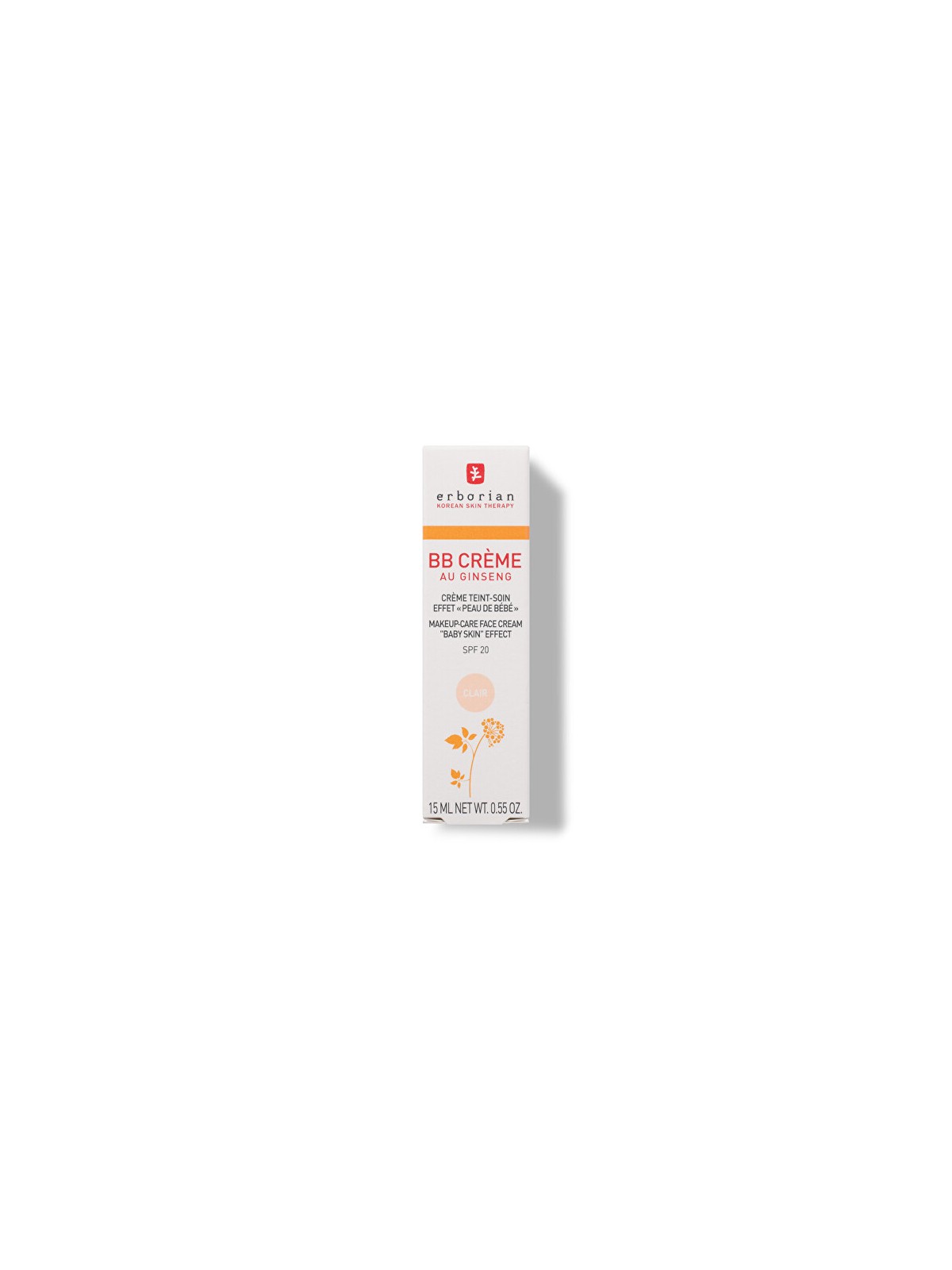Erborian BB Crema Cura del Viso con Trucco SPF 20 BB crema 15 ml donna Clair
