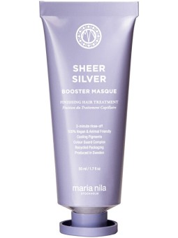Maschera nutriente per capelli biondi Maria Nila Sheer Silver 50ml