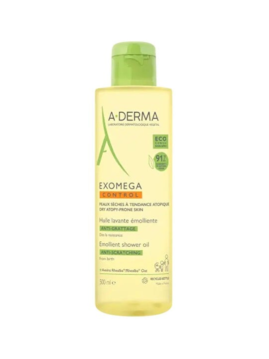 A-Derma Exomega Control Olio doccia emolliente per pelli molto secche atopiche e sensibili 200ml