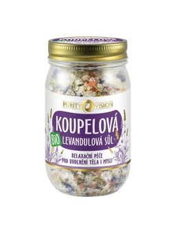 Purity Vision Sale da bagno biologico alla lavanda unisex 4000g