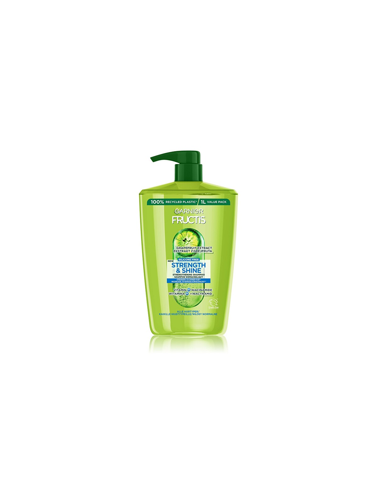 Shampoo rinforzante Fructis Strength Shine donna 1000ml